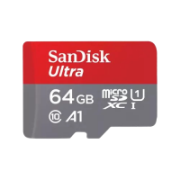 SanDisk Ultra SQUAB 64GB MicroSDXC UHS-I Memory Card (SDSQUAB-064G-GN6MN)